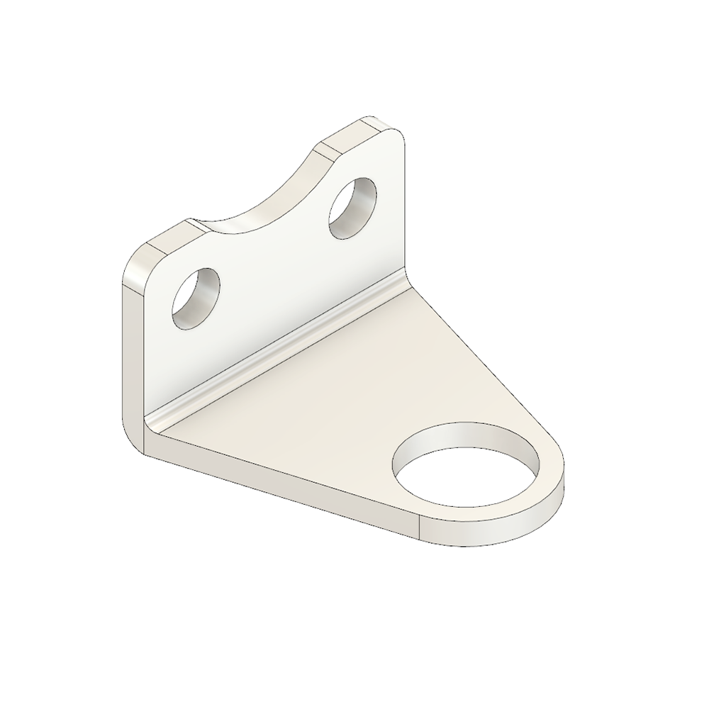 66-212-1 MODULAR SOLUTIONS ALUMINUM BRACKET<br>12MM SENSOR HOLDING